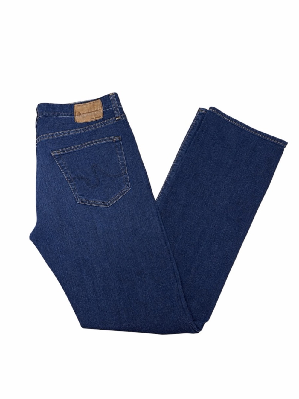 AG Adriano Goldschmied The Protégé Men’s Straight Leg Jeans 34x34 Dark Wash USA